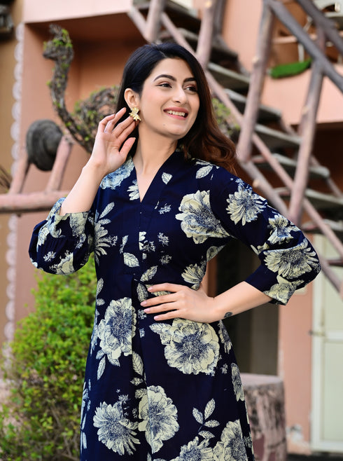 Designer Blue Dress